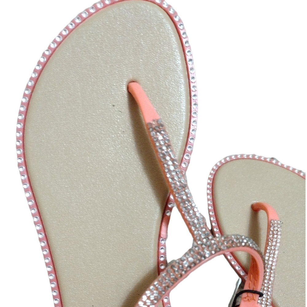 DELIA*s Rhinestone Strap Sandals - Picture 2 of 3
